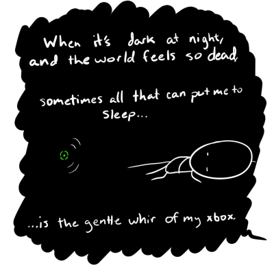 Alien get existential at night.
